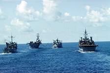 Unrep LPD Vancouver AF Vega LPH Okinawa LST Peroria